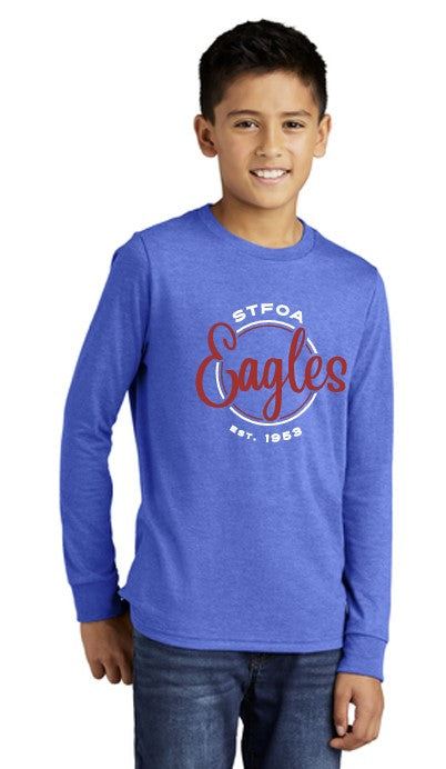 St Francis of Assisi Eagles Youth Perfect Tri® Long Sleeve Tee