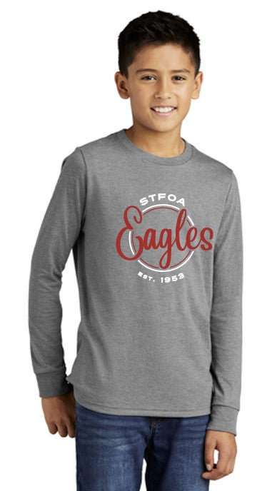 Load image into Gallery viewer, St Francis of Assisi Eagles Youth Perfect Tri® Long Sleeve Tee
