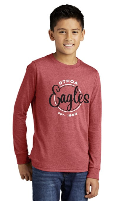 Load image into Gallery viewer, St Francis of Assisi Eagles Youth Perfect Tri® Long Sleeve Tee
