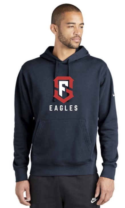 Load image into Gallery viewer, SF Eagles Nike Club Fleece Pullover Hoodie
