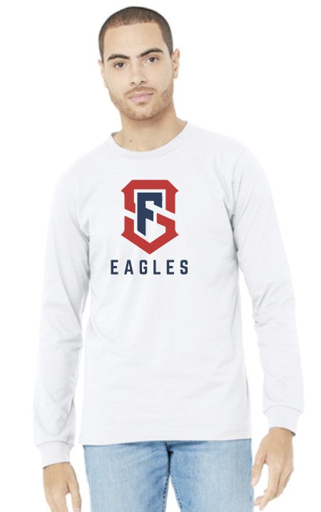 Load image into Gallery viewer, SF Eagles Unisex Heather CVC Long Sleeve Tee
