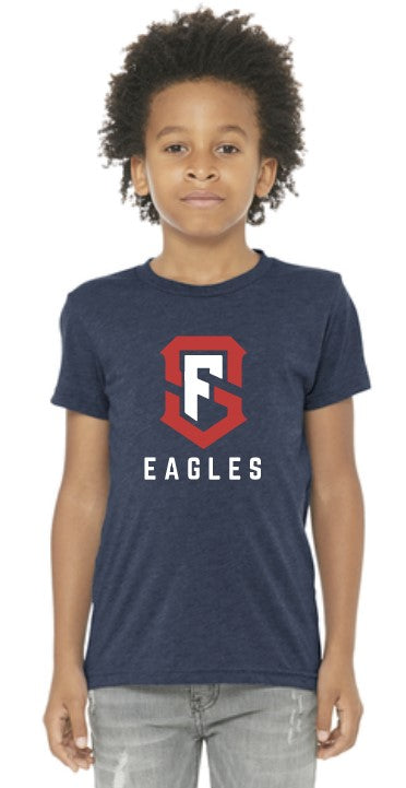 Load image into Gallery viewer, SF Eagles Youth Triblend Short Sleeve Tee
