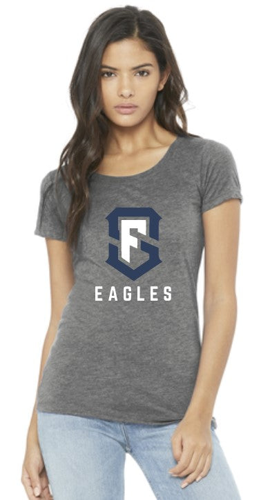 Load image into Gallery viewer, SF Eagles Women’s Relaxed Triblend Short Sleeve Tee
