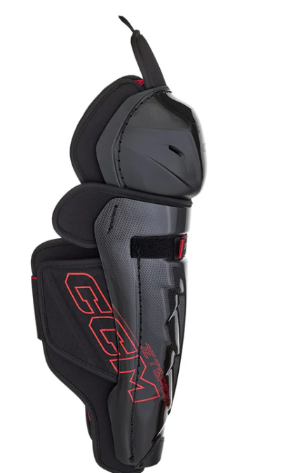 Load image into Gallery viewer, CCM Jetspeed Vibe Senior 15&quot; Hockey Shin Guards S25
