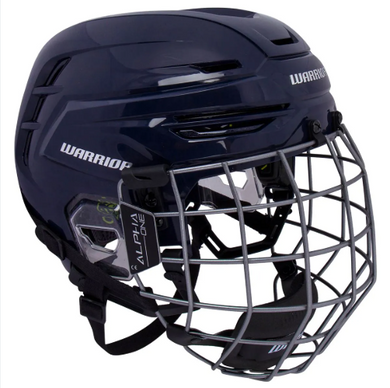 Open Box Warrior Alpha One Pro Navy Large Hockey Helmet