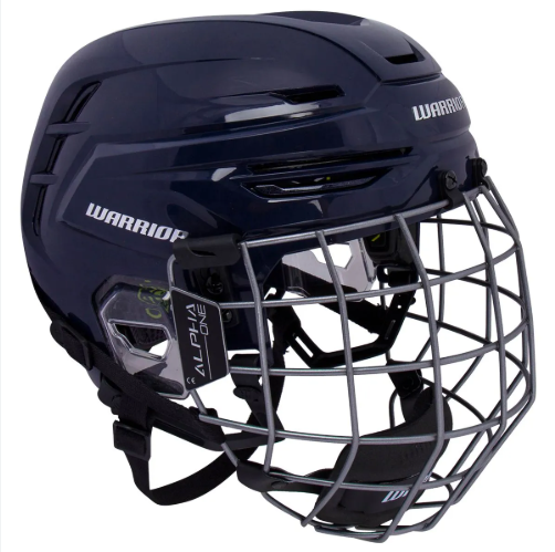 Open Box Warrior Alpha One Pro Navy Large Hockey Helmet