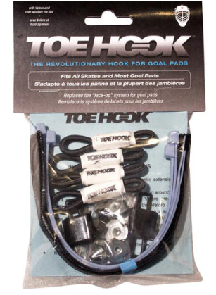 Reidel Toe Hook Hockey Goalie Pad System New