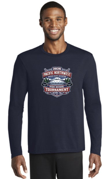 Load image into Gallery viewer, PNAHA 2026 HIgh School Tournament Long Sleeve Performance Tshirt
