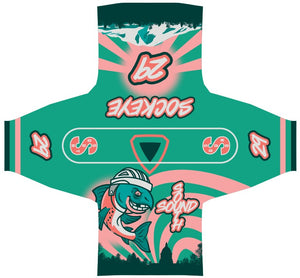 Sockeye Salmon Sublimation Hockey Jersey