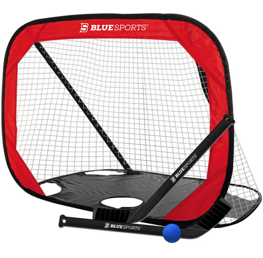 Blue Sports Mini Pop-Up Goal Kit
