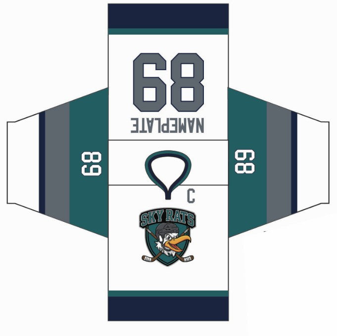Load image into Gallery viewer, Sky Rats Sublimation Hockey Jersey

