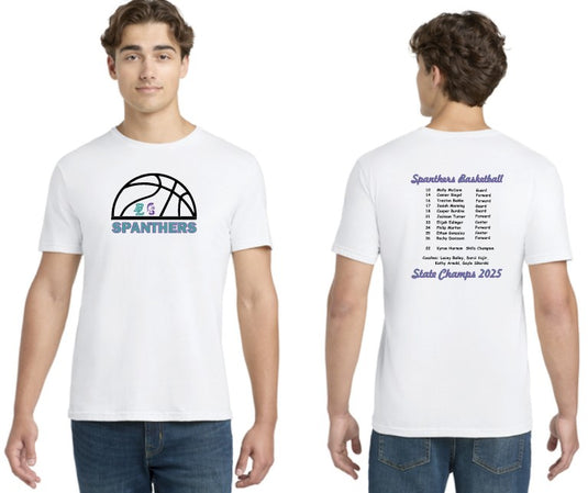Spanthers State Champions Basketball Tshirt