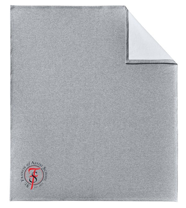Load image into Gallery viewer, St. Francis of Assisi School Fleece Sweatshirt Blanket
