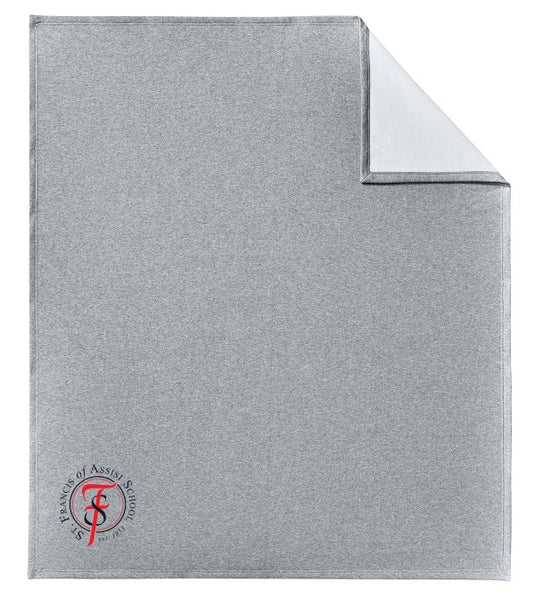 St. Francis of Assisi School Fleece Sweatshirt Blanket
