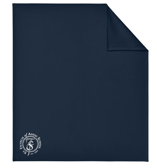 St. Francis of Assisi School Fleece Sweatshirt Blanket