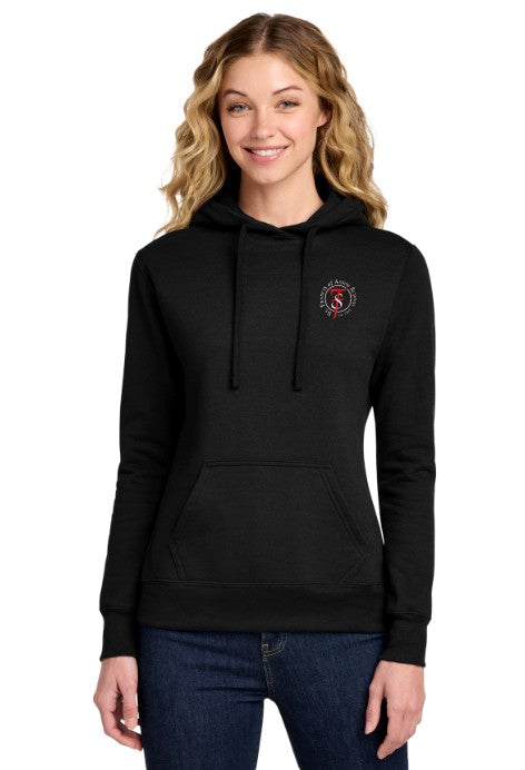 St Francis of Assisi Women's Fleece Pullover Hooded Sweatshirt