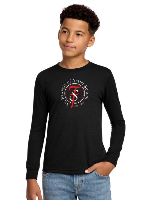 St Francis of Assisi School Youth Perfect Tri® Long Sleeve Tee
