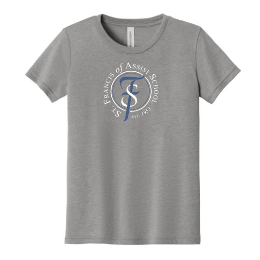St Francis of Assisi School Youth Triblend Short Sleeve Tee