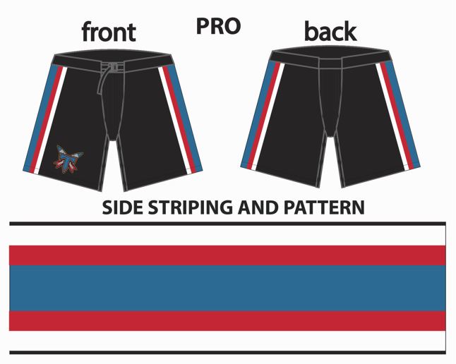 Load image into Gallery viewer, Tacoma Rockets Nylon Sublimation Hockey Pant Shell (T Logo)
