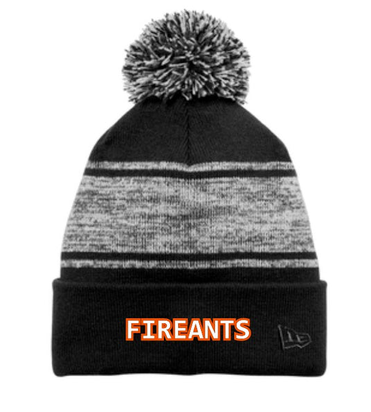 Fireants New Era Pom Knit Beanie