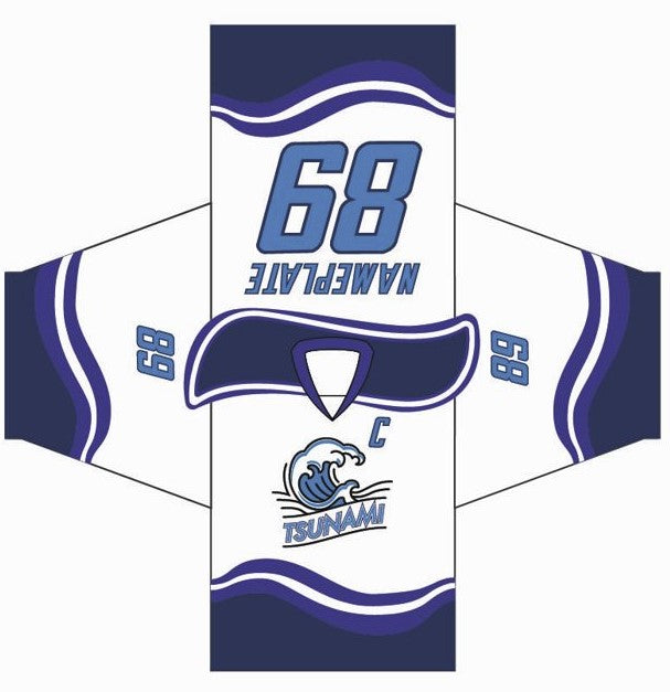 Load image into Gallery viewer, Tsunami Sublimation Custom Hockey Jersey
