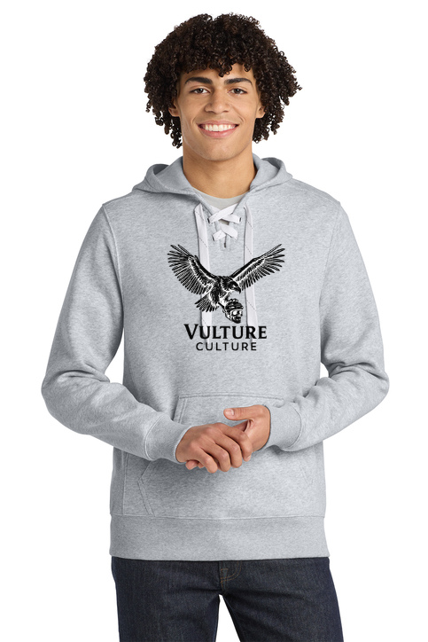 Load image into Gallery viewer, Vulture Culture Single Logo Skate Lace Hoodie
