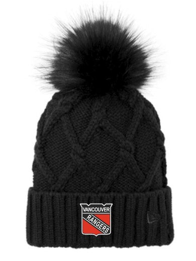 Vancouver Rangers Faux Fur Pom Beanie