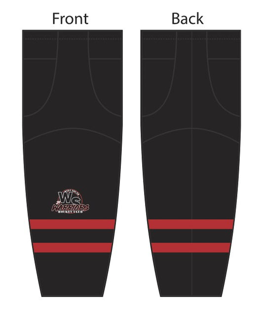 WSHC Black Game Socks