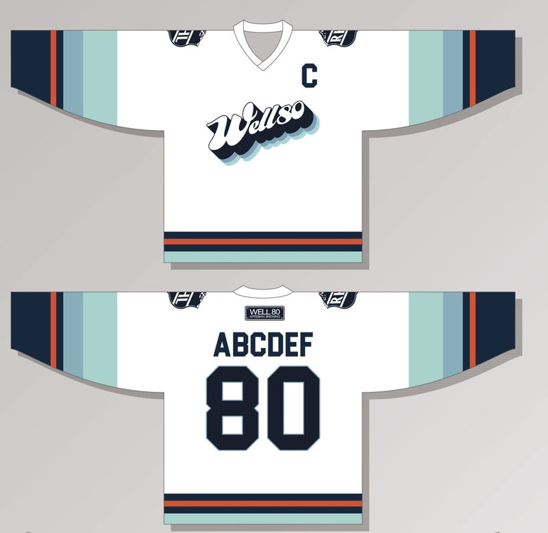 Load image into Gallery viewer, Well 80 RHL Team Ice Hockey Sublimation Jersey
