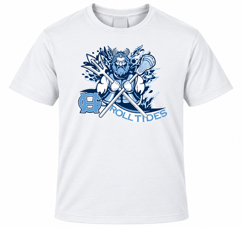 Load image into Gallery viewer, GH Lacrosse Boys Trident Blend Tshirt
