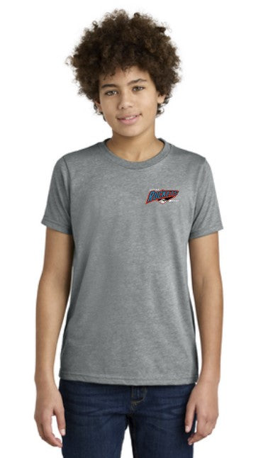 Load image into Gallery viewer, Tacoma Rockets Cotton/Poly Blend Youth Tshirt w/ Number
