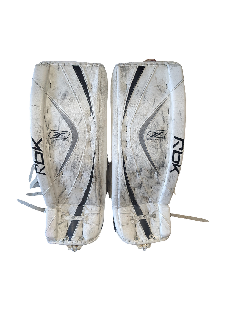 Load image into Gallery viewer, Used Reebok Premier II 34+1&quot; Senior Hockey Goalie Pads
