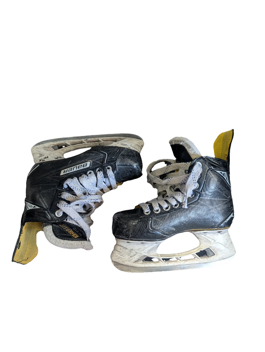 Used Bauer Supreme S170 Junior Size 2D Hockey Skates