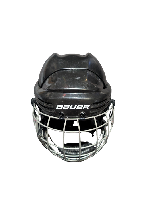Used Bauer 2100 Junior Hockey Helmet Combo
