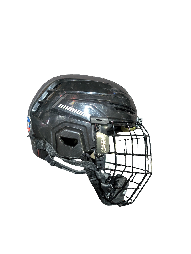 Load image into Gallery viewer, Used Warrior Alpha One Combo Hockey Helmet
