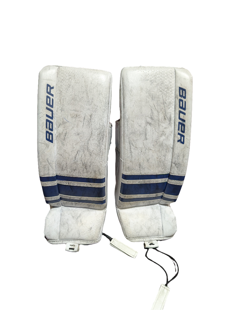 Load image into Gallery viewer, Used Bauer GSX Junior Medium Hockey Goalie Leg Pads
