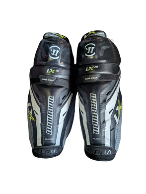 Barely Used Warrior Alpha LX20 Sr. Hockey Shin Guards