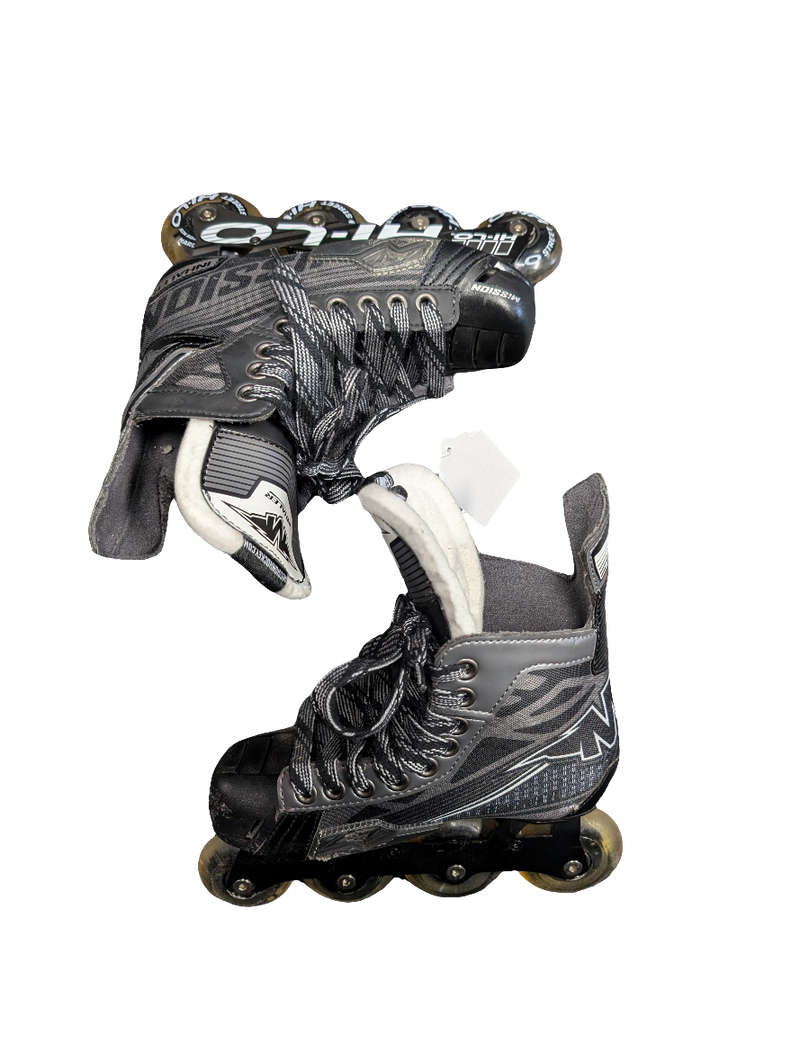 Load image into Gallery viewer, Used Mission Inhaler DS7 Size 2E Inline Hockey Skates
