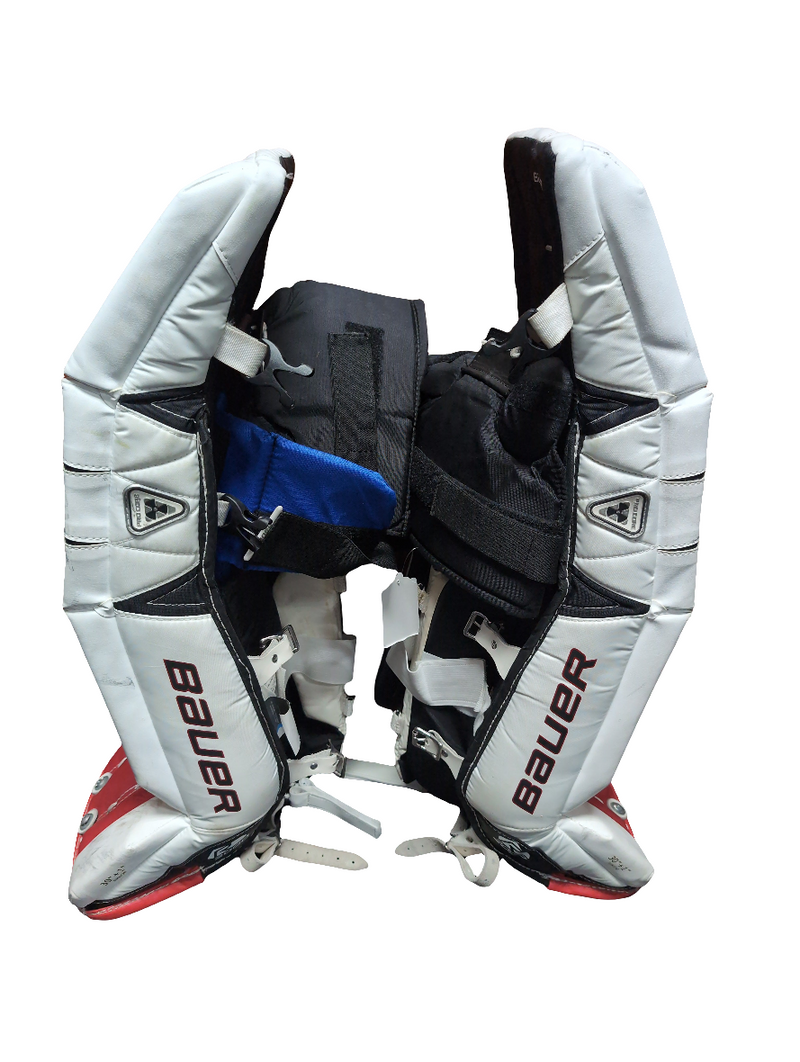 Load image into Gallery viewer, Used Bauer Reactor 2000 30+1&quot; Junior Hockey Goalie Leg Pads
