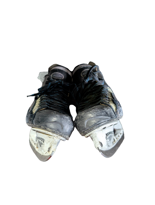 Used Mission Amp Flyweight Size 8E Senior Hockey Skates
