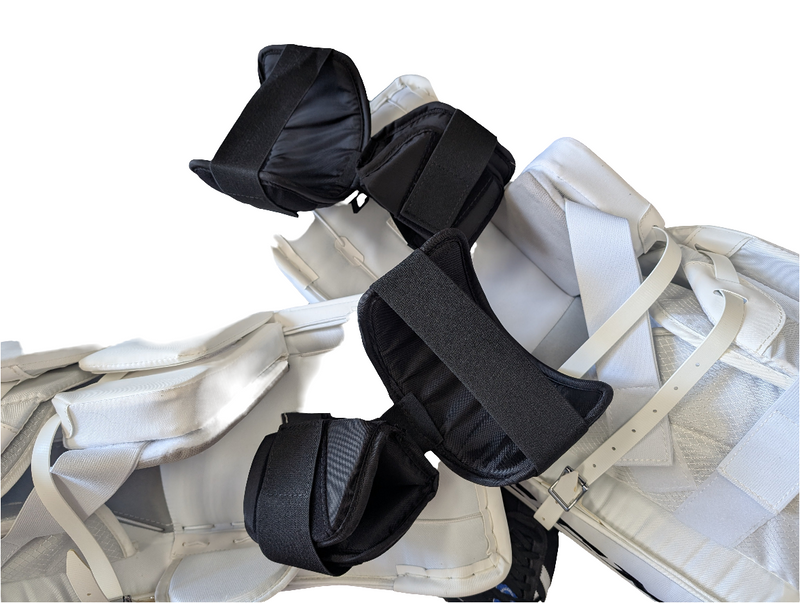 Load image into Gallery viewer, Slightly Used CCM E-Flex E3.9 Intermediate 31+1&quot; Hockey Goalie Leg Pads
