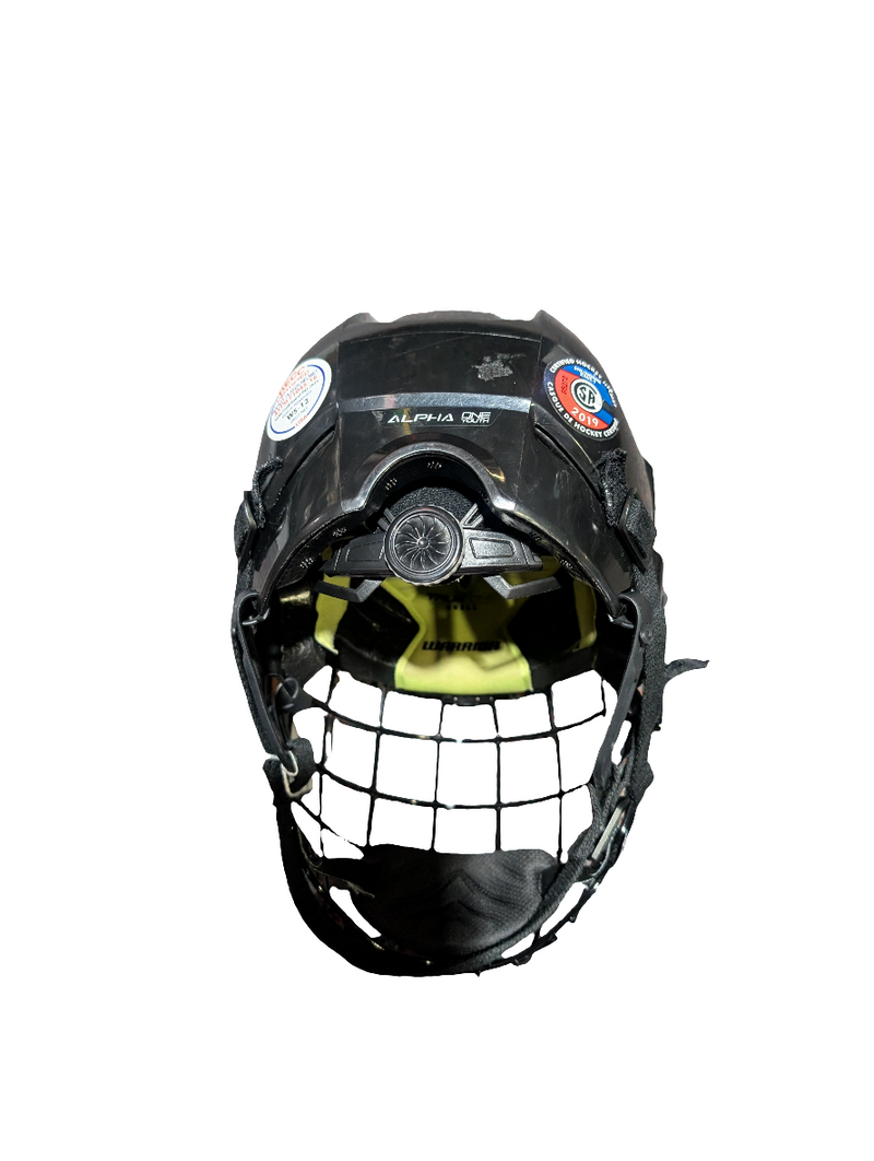 Load image into Gallery viewer, Used Warrior Alpha One Combo Hockey Helmet
