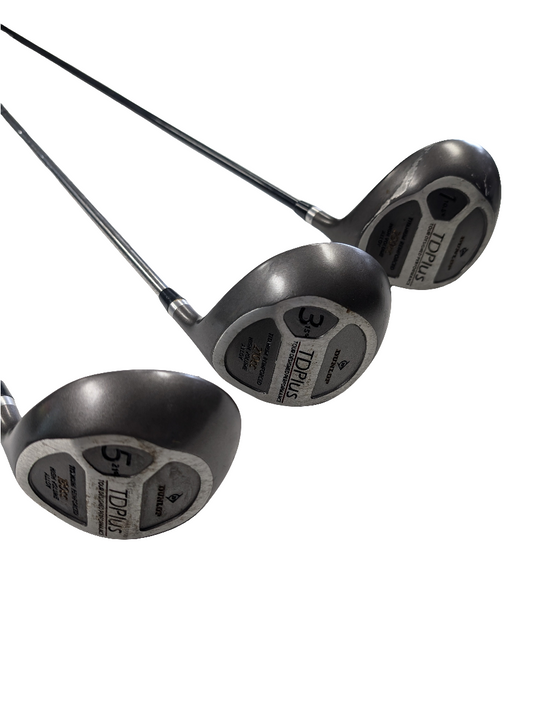 Used Dunlop TD Plus 1, 3, 5 Wood Set