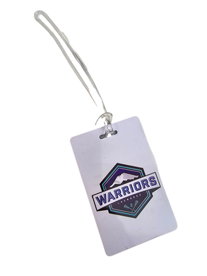 Warriors Lacrosse Personalized Luggage/Bag Tag