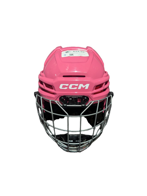 Used CCM Tacks 70 Youth Hockey Helmet Combo