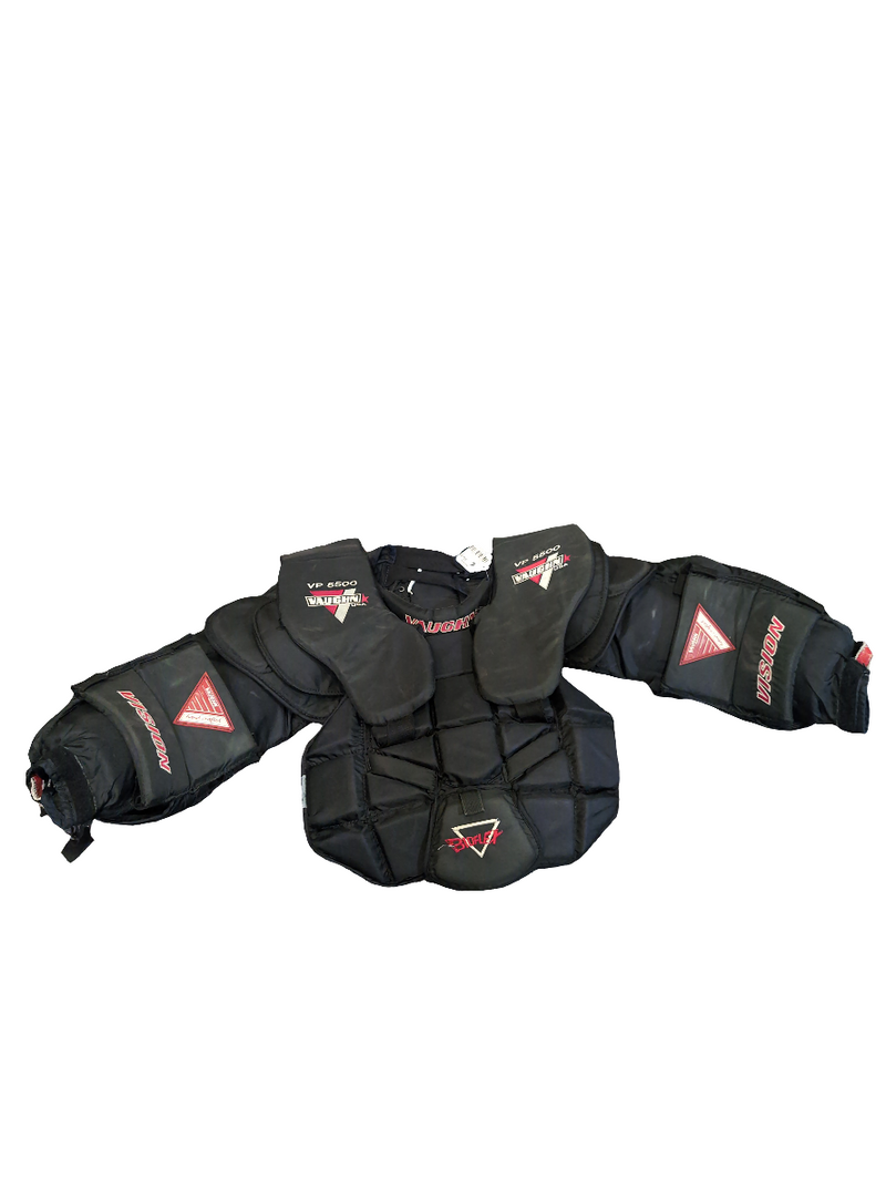 Load image into Gallery viewer, Used Vaughn VP5500 Senior Small Goalie Chest Protector
