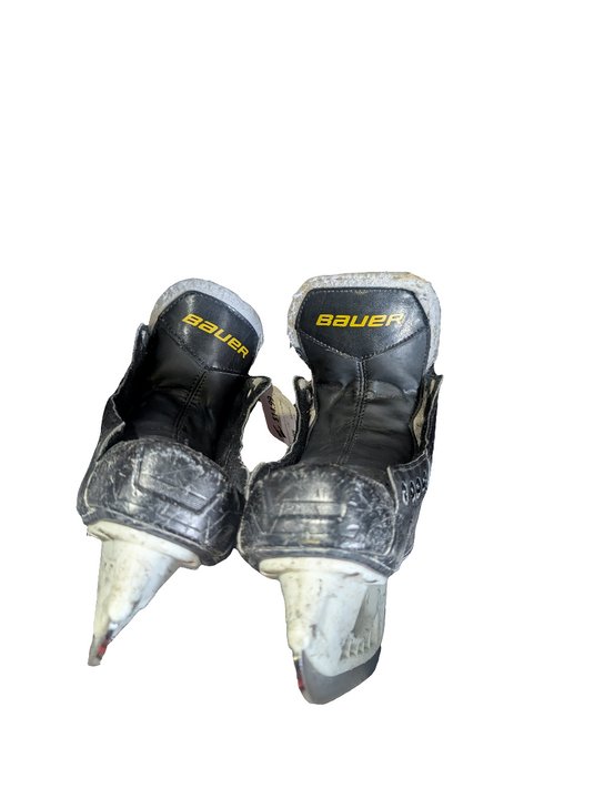 Used Bauer Supreme S140 Junior Size 1D Hockey Skates