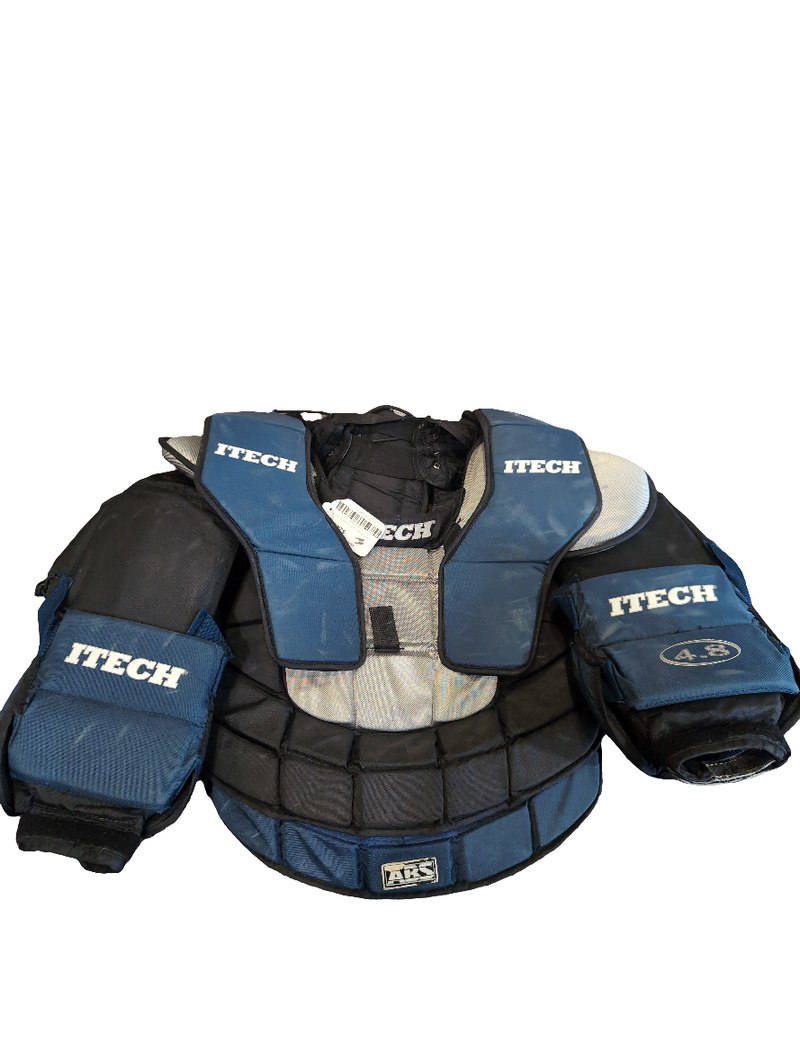 Load image into Gallery viewer, Used Itech Goalie Chest Shoulder Protector Size Medium
