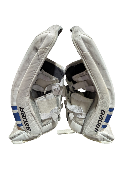 Used Bauer GSX Junior Medium Hockey Goalie Leg Pads