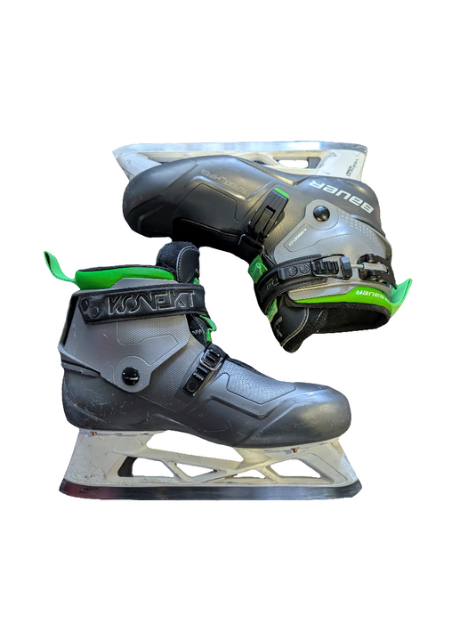Used Bauer Konekt HF2 Senior Size 9-9.5 Hockey Goalie Skates